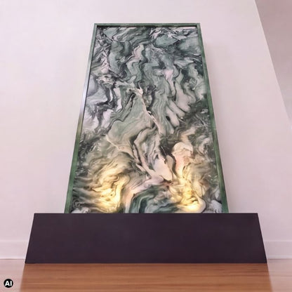 Lappland Premium Wasserwand inkl. 2 LED Spots