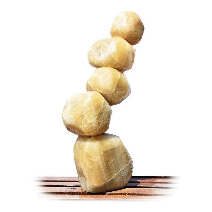 Pierre décorative d'exposition Nacre marbre Campeche 1/H 117cm