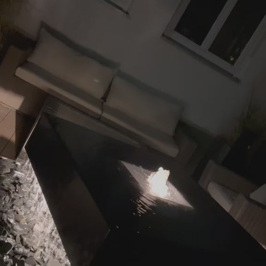 Designbrunnen aus Naturstein, Material Schiefer Mustang, Video