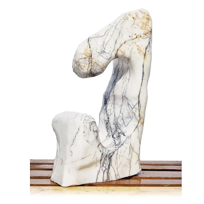 Pierre décorative d'exposition Purple Wave marbre Santiago 1/H 102cm