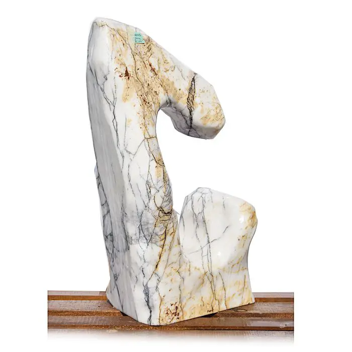 Pierre décorative d'exposition Purple Wave marbre Santiago 1/H 102cm