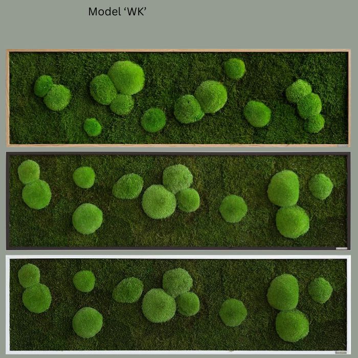 Wall Decoration Moss Artwork 140x40cm