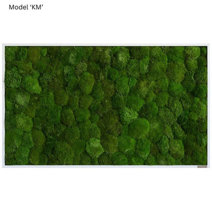 Wanddekoration Moosbild 100x60cm