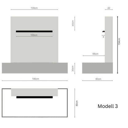 Edelstahl Outdoor Wasserfall